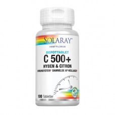 Solaray - C-Vitamin C500 med Hyben Og Citron 100 Tabletter